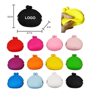 Small Cute Silicone Coin Purse Candy/Key/Earphone Case