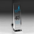 2" Thick Obelisk Acrylic Award | https://www.bestnamebadges.com