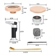 COCKTAIL SMOKER KIT WITH TORCH | https://www.bestnamebadges.com