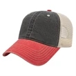 Washed Pigment Dyed Trucker Cap | https://www.bestnamebadges.com