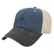 Washed Pigment Dyed Trucker Cap | https://www.bestnamebadges.com