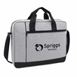 Hancock Heathered Laptop Briefcase | https://www.bestnamebadges.com