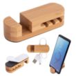 Bamboo Desktop Cable Organizer | https://www.bestnamebadges.com