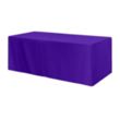 Fitted Poly/Cotton 3-Sided Table Cover - Fits 8' Standard... | https://www.bestnamebadges.com