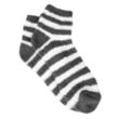 Fuzzy Stripe Socks | https://www.bestnamebadges.com