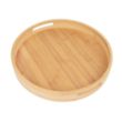 Bamboo Serving Tray With Handles | https://www.bestnamebadges.com
