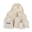 Cotton Drawstring Pouch Bag | https://www.bestnamebadges.com