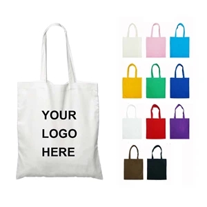 Reusable Cotton Canvas Tote Bag | https://www.bestnamebadges.com