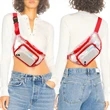 Clear Fanny Pack PVC Bag | https://www.bestnamebadges.com