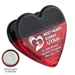 Heart Shaped Accessory And Memo Clip | https://www.bestnamebadges.com