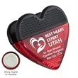 Heart Shaped Accessory And Memo Clip | https://www.bestnamebadges.com