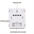 Bamboo Indoor Hygrometer & Thermometer Weather Clock | https://www.bestnamebadges.com