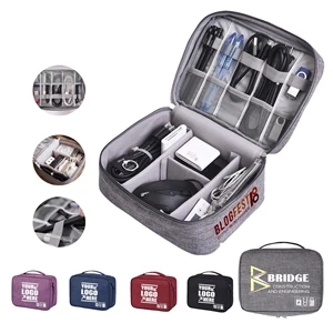 Portable High Quality Durable Electronic Organizer | https://www.bestnamebadges.com