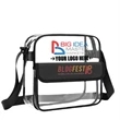 Custom Large Durble Transparent PVC Shoulder Bag | https://www.bestnamebadges.com