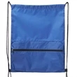 Drawstring Backpack With Front Large Zipper Pocket | https://www.bestnamebadges.com