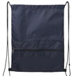 Drawstring Backpack With Front Large Zipper Pocket | https://www.bestnamebadges.com
