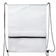 Drawstring Backpack With Front Large Zipper Pocket | https://www.bestnamebadges.com