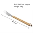 5-Piece Custom Bamboo Grilling Barbecue Tool Set | https://www.bestnamebadges.com