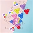 Stress Relief Bubbles Fidget Toys Silicone Keychain | https://www.bestnamebadges.com