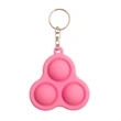 Stress Relief Bubbles Fidget Toys Silicone Keychain | https://www.bestnamebadges.com
