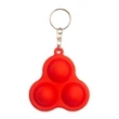 Stress Relief Bubbles Fidget Toys Silicone Keychain | https://www.bestnamebadges.com