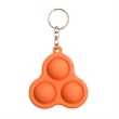 Stress Relief Bubbles Fidget Toys Silicone Keychain | https://www.bestnamebadges.com
