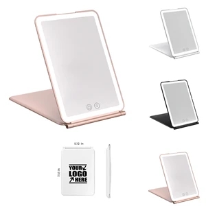 Portable Compact LED Cosmetic Mirror for Women Traveling | https://www.bestnamebadges.com