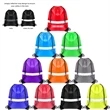 Bulk Reflective Drawstring String Backpack Bags | https://www.bestnamebadges.com