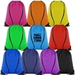 Colorful Drawstring Backpack Bags Pack Cinch Tote for Gym  | https://www.bestnamebadges.com