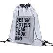 Clear Large PVC Drawstring Backpack Bag for Sport | https://www.bestnamebadges.com