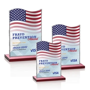 Unity VividPrint™ Award - Red | https://www.bestnamebadges.com