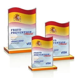 Unity VividPrint™ Award - Amber | https://www.bestnamebadges.com