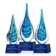Worchester Award on Robson Base - Blue | https://www.bestnamebadges.com