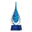 Worchester Award on Robson Base - Blue | https://www.bestnamebadges.com