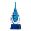 Worchester Award on Robson Base - Blue | https://www.bestnamebadges.com