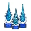 Worchester Award on Paragon Base - Blue | https://www.bestnamebadges.com