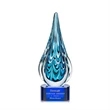 Worchester Award on Paragon Base - Blue | https://www.bestnamebadges.com