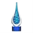 Worchester Award on Paragon Base - Blue | https://www.bestnamebadges.com