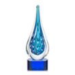 Worchester Award on Paragon Base - Blue | https://www.bestnamebadges.com