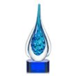 Worchester Award on Paragon Base - Blue | https://www.bestnamebadges.com