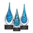 Worchester Award on Paragon Base - Black | https://www.bestnamebadges.com
