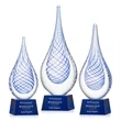 Kentwood Award on Robson Base - Blue | https://www.bestnamebadges.com