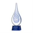 Kentwood Award on Robson Base - Blue | https://www.bestnamebadges.com