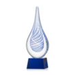 Kentwood Award on Robson Base - Blue | https://www.bestnamebadges.com