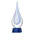 Kentwood Award on Robson Base - Blue | https://www.bestnamebadges.com