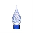 Kentwood Award on Paragon Base - Blue | https://www.bestnamebadges.com