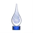 Kentwood Award on Paragon Base - Blue | https://www.bestnamebadges.com