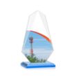 Jemma VividPrint™ Award - Sky Blue | https://www.bestnamebadges.com