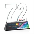 Milestone Optical VividPrint™ Award - Black | https://www.bestnamebadges.com