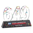 Milestone Optical VividPrint™ Award - Black | https://www.bestnamebadges.com